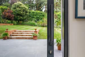 Feature Handle - Round - Straight - Colour Matched - RAL 7016