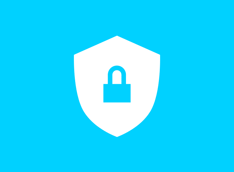 Shield with Padlock Icon