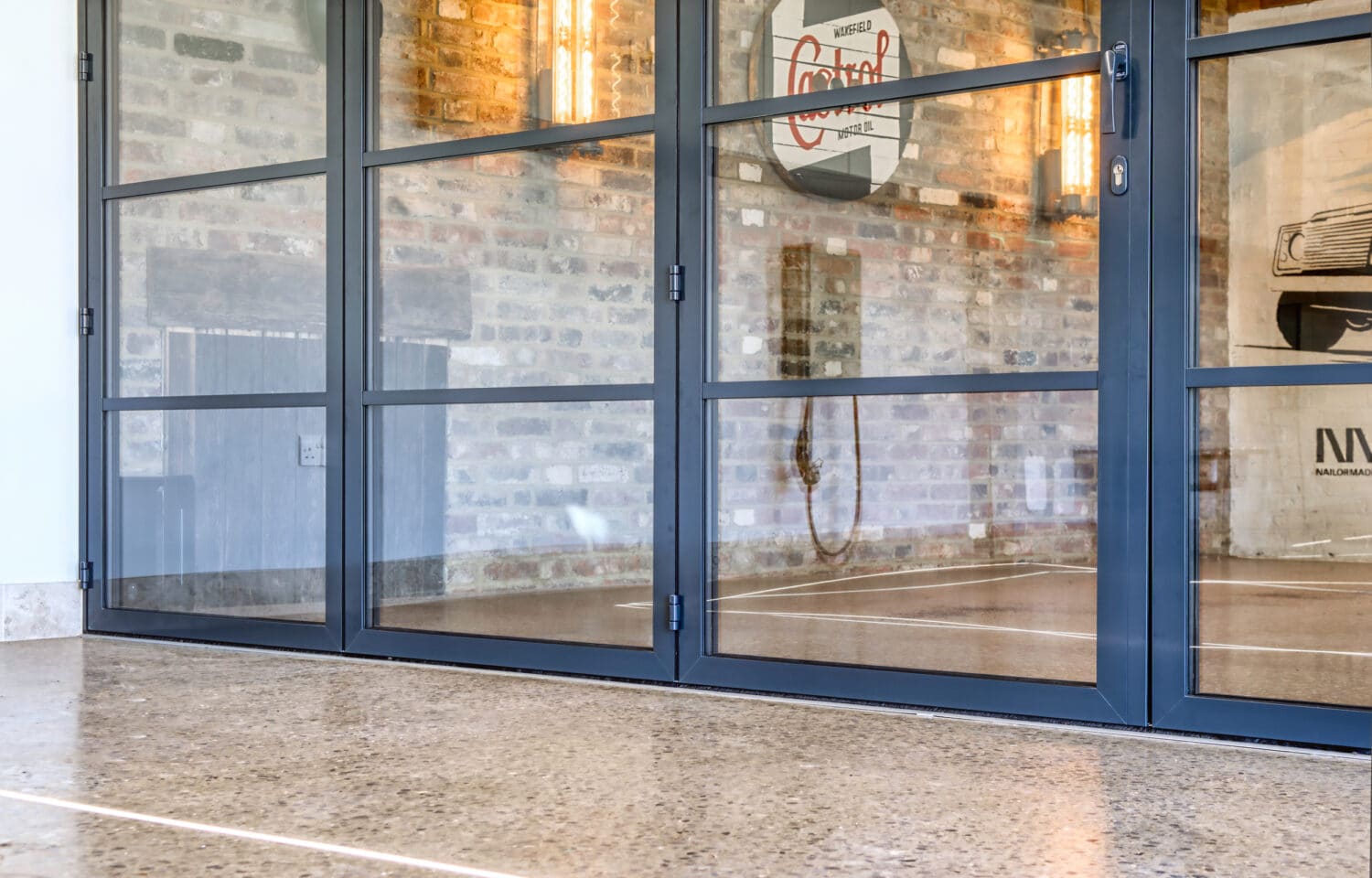 Art Deco inspired heritage bifold doors
