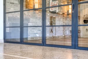 Art Deco inspired heritage bifold doors