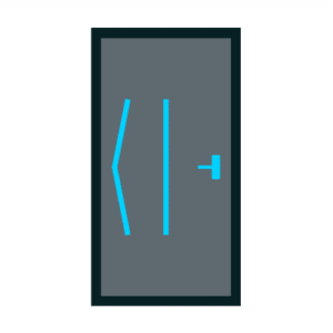 Aluminium Front Door - Choice of handle types