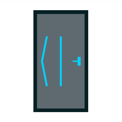 Aluminium Front Door - Choice of handle types