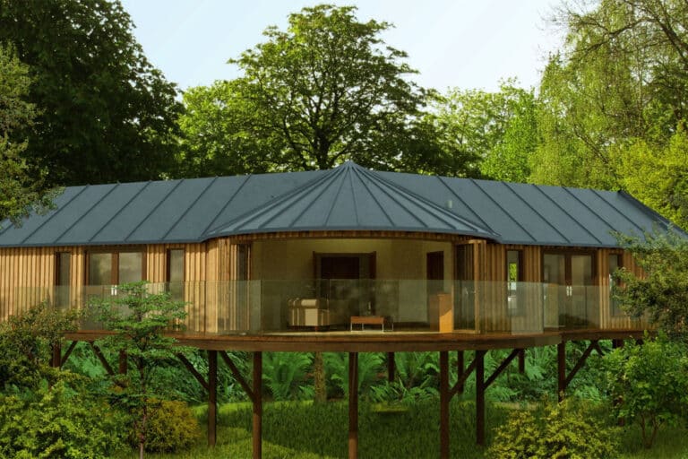 Artists impression of the treehouse collection at Fairmont Windsor Park