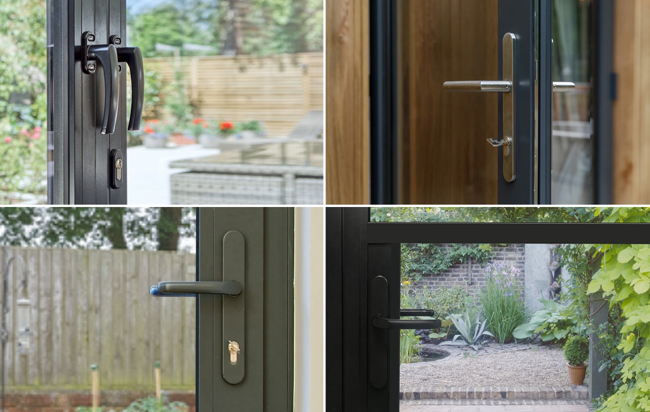 IDSystems French door handle options