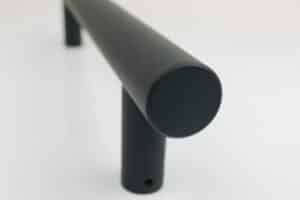 Feature Handle - Round - Straight - Colour Matched - RAL 7016