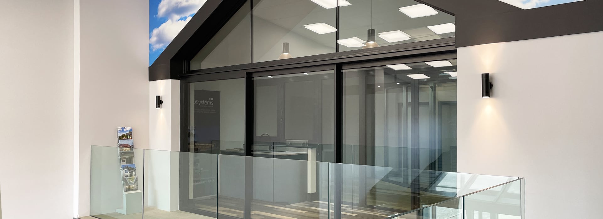 theEDGE2.0 sliding door system at the IDSystems showroom in Norwich