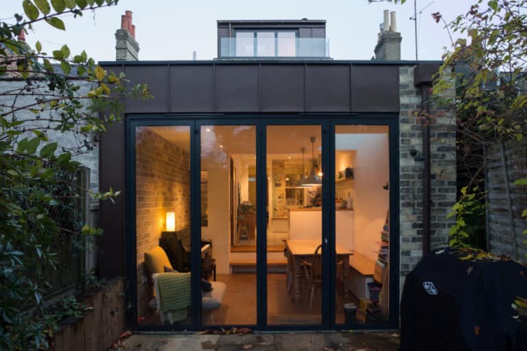 A mid-terrace Victorian house is transform it from a traditional property into a contemporary home